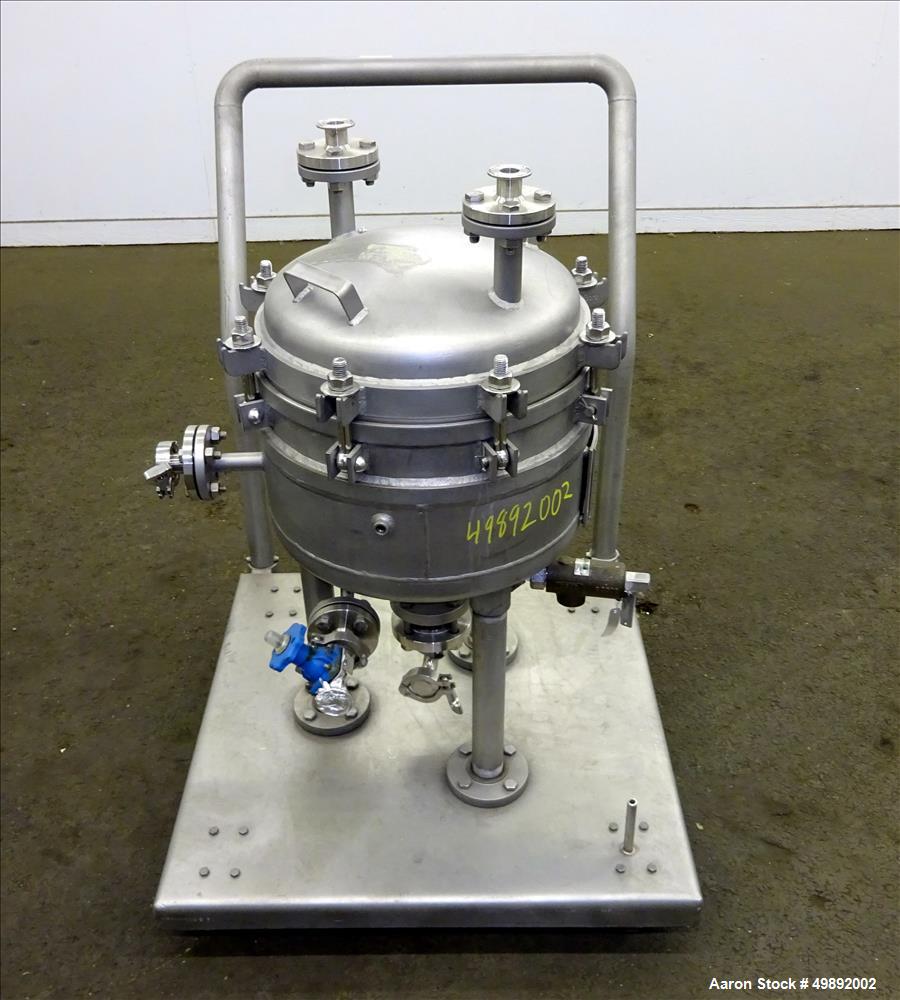 Used Sparkler Filters Inc. Plate Filter, Model 14-S-4
