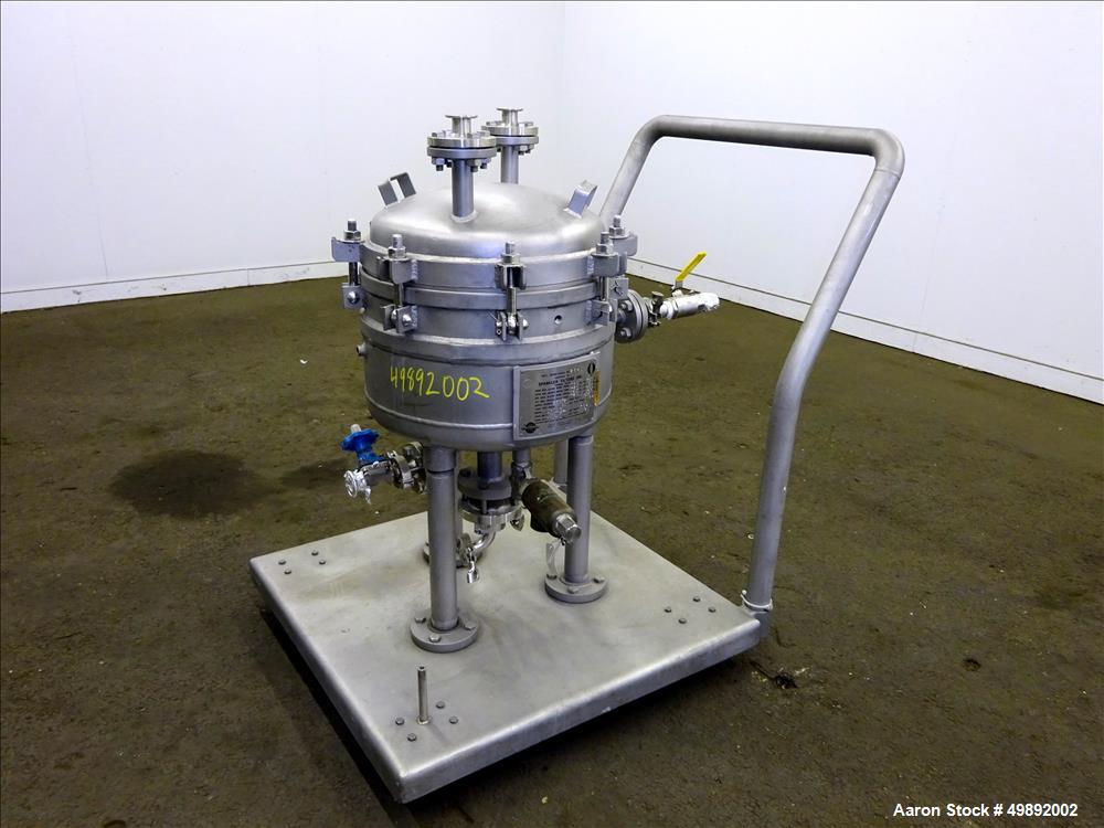 Used Sparkler Filters Inc. Plate Filter, Model 14-S-4
