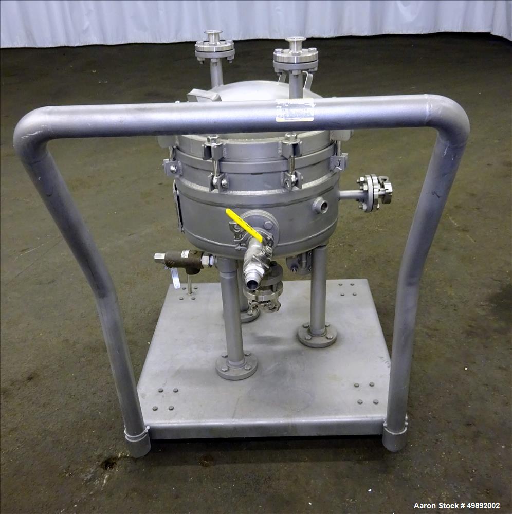Used Sparkler Filters Inc. Plate Filter, Model 14-S-4