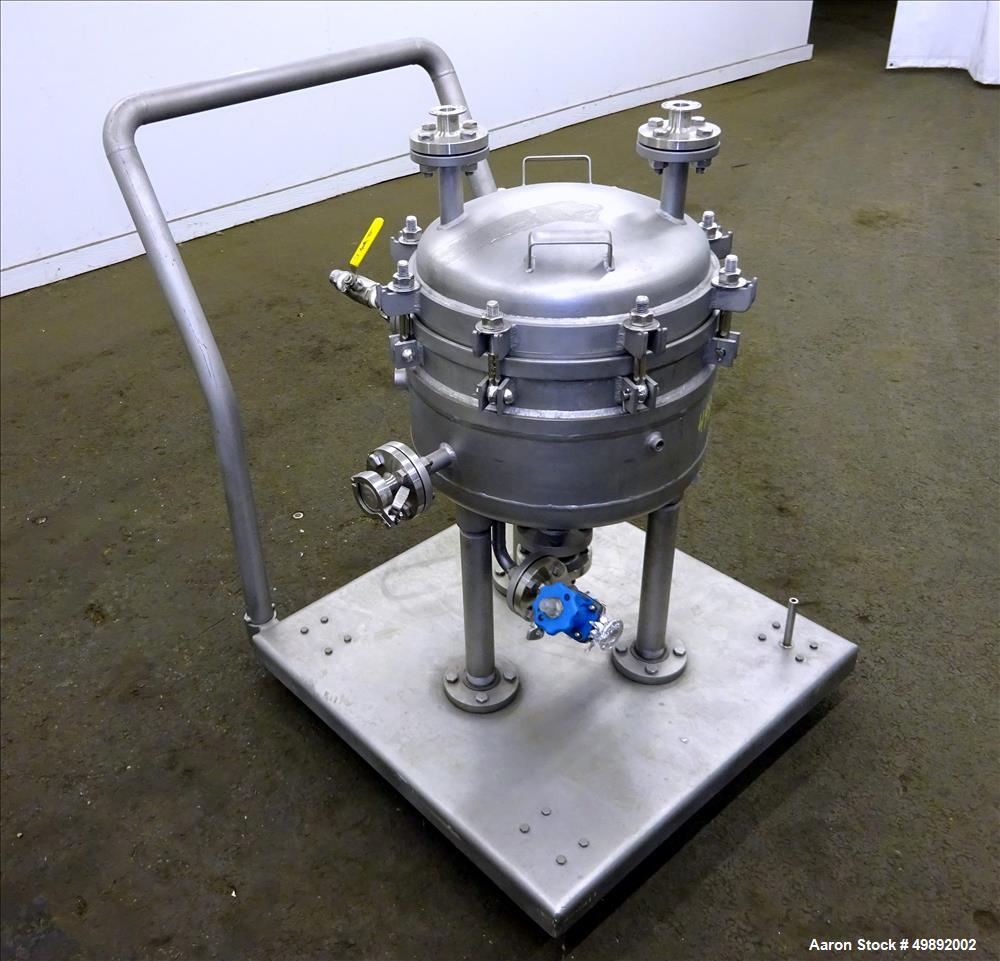 Used Sparkler Filters Inc. Plate Filter, Model 14-S-4