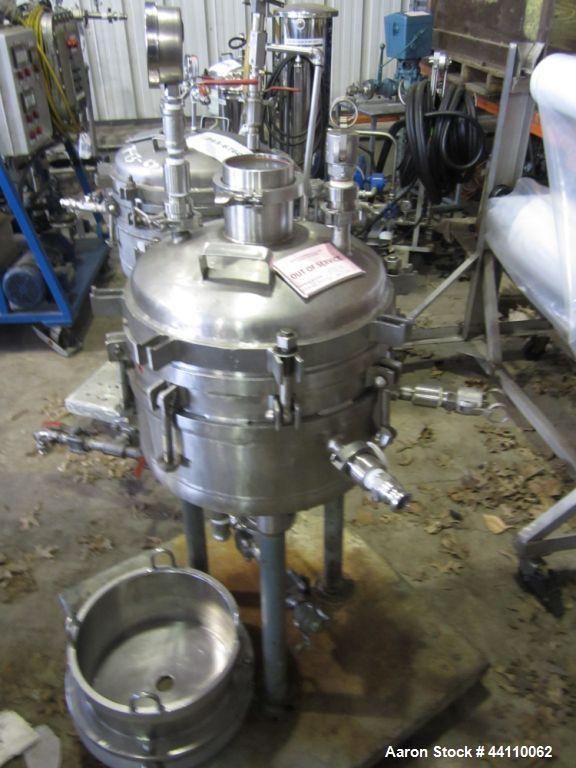 Used Sparkler Filter, 316/304 SS, 14" Spec, ??? Sq. Ft. Built 1980, S # 21394, NB # 1693, rated 60 @ 350 internal, 30 @ 350 jacket