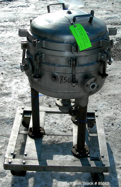 Used Sparkler Horizontal Plate Filter, Model 14S