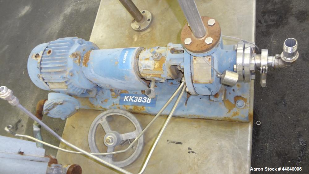 Used Sparkler Filter, Model 18 D 10, approximately 16 square feet, 316 stainless steel.  Internal rated 60 psi at 350 degrees F, jacket rated 30 psi at 350 degrees F.  Mounted on 3 legs on a base wit...