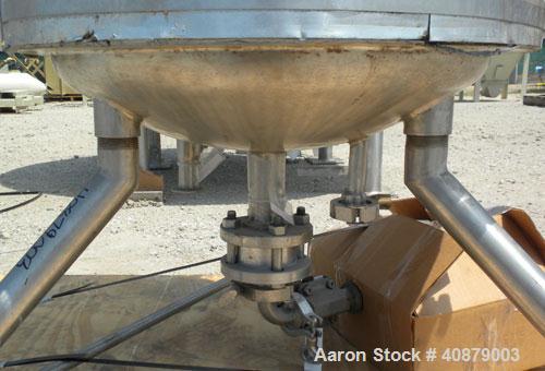 Used Sparkler Horizontal Plate Filter, Model 18-D-12, 316 Stainless Steel. Approximately 19.32 square feet filter area, 2.3 cubic feet cake capacity. Vertical tank 20" diameter x 25" deep, internal r...
