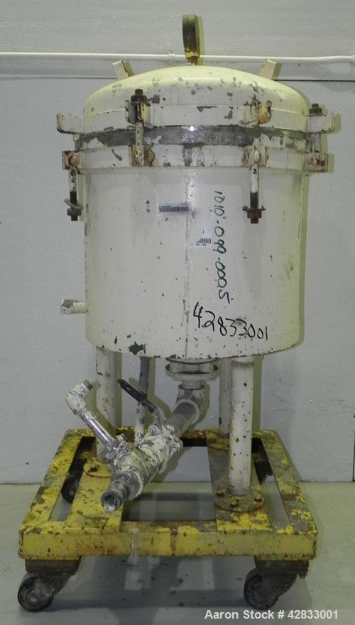 Used Stainless Steel Sparkler Filter Horizontal Plate Filter, Model 18-S-11