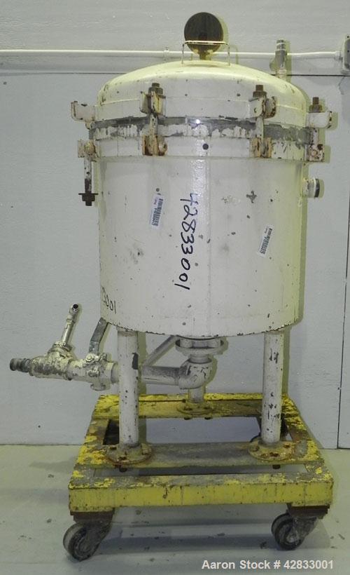 Used Stainless Steel Sparkler Filter Horizontal Plate Filter, Model 18-S-11