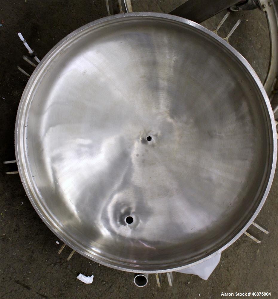 Used Sparkler Filter Pressure Leaf Filter, Model 18D4, 316L Stainless Steel, Vertical. 6.44 Square feet filter area, 0.776 cubic feet cake capacity (No Plates). Approximate 20" diameter x 8.5" straig...