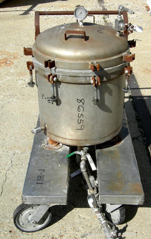 USED Sparkler Horizontal Plate Filter, Model 18S