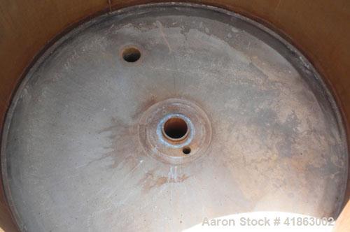 Used Sparkler Horizontal Plate Filter, Model 33-D-7, 316 stainless steel. Approximate 39.27 square feet filter area, 5.84 cubic feet cake capacity. Vertical non-jacketed tank 35-5/8" diameter x 26-3/...