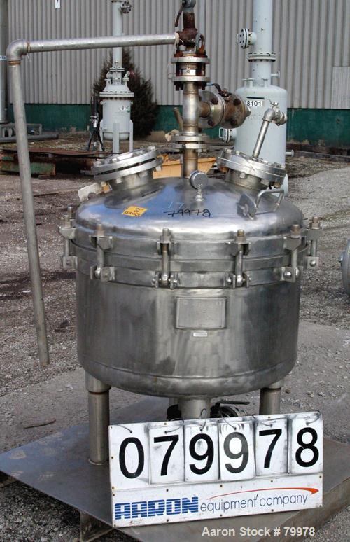 USED: Sparkler Filter, model 36. 316 stainless steel, 36" diameter, vertical tank, unit requires horizontal leaf. Internal r...