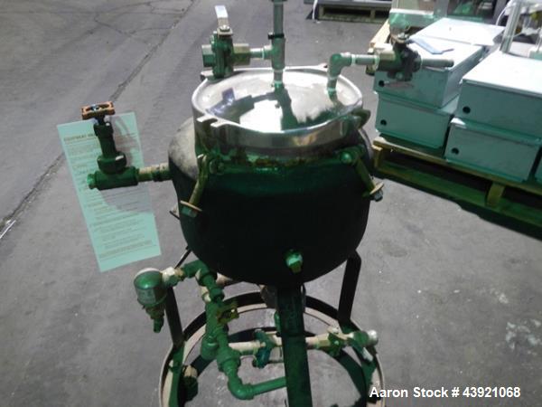 Used Sparkler Horizontal Plate Filter, Model 8-3, Stainless Steel. Approximate 1 square feet filter area, .073 cubic feet cake capacity, 3.375 gallon tank volume with filters, (3) 8" diameter filter ...
