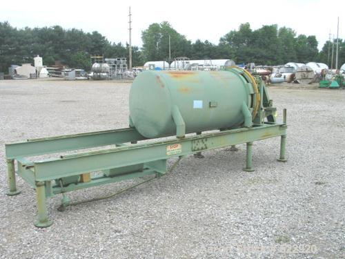 USED: Sparkler pressure leaf filter, model MCR3417. Tank material MS.Working pressure 60 psi, tank test pressure 120 psi. 8 filter leaves,34" diameter filter area, 100.8 square feet. Manual closer, 2...