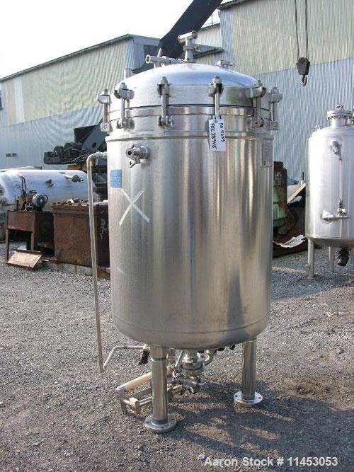 Unused-Sparkler filter, model 33D17. 316L sanitary stainless steel construction, electro-polished internal, 95.37 square fee...