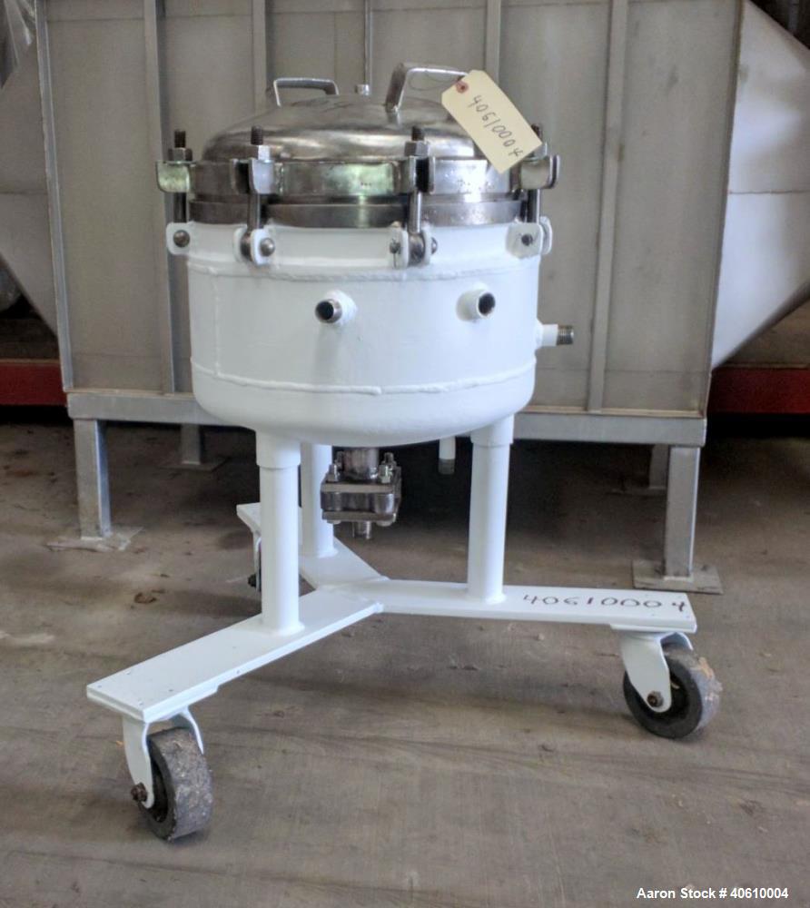 Used Stainless Steel Sparkler Filter Horizontal Plate Filter