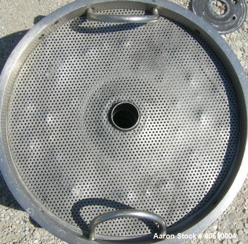 Used Stainless Steel Sparkler Filter Horizontal Plate Filter