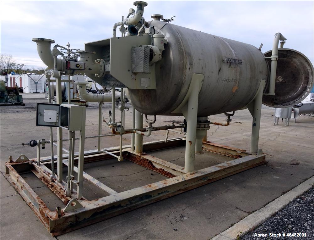Used Stainless Steel US Filter Auto-Jet Self-Cleaning Pressure Leaf Filter, Mod
