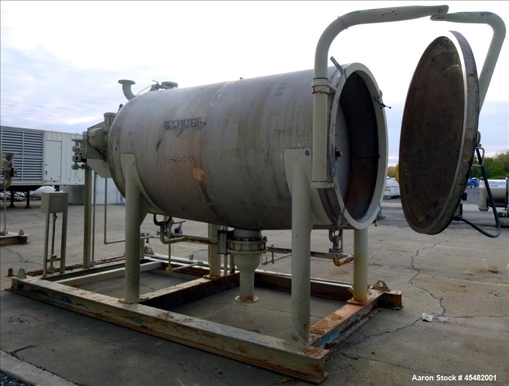 Used Stainless Steel US Filter Auto-Jet Self-Cleaning Pressure Leaf Filter, Mod