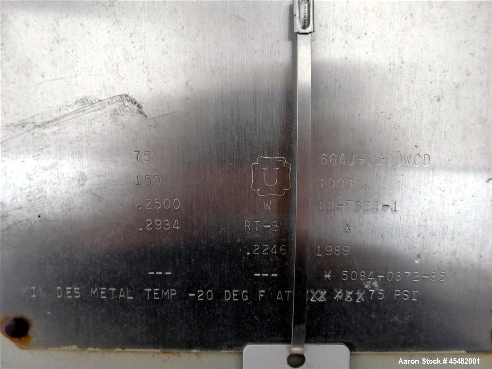 Used Stainless Steel US Filter Auto-Jet Self-Cleaning Pressure Leaf Filter, Mod