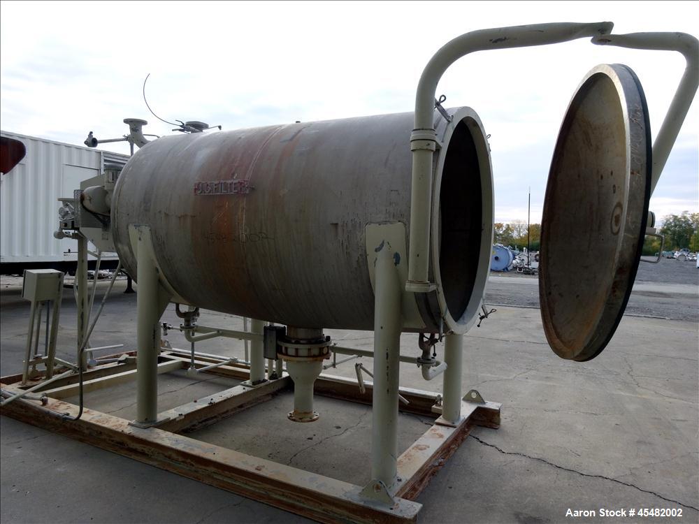 Used Stainless Steel United States Pressure Leaf Filter, Model 66AJ-1000WCD