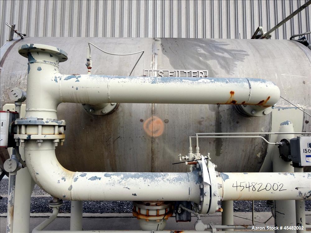 Used Stainless Steel United States Pressure Leaf Filter, Model 66AJ-1000WCD
