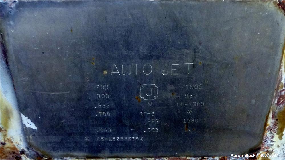 Used U.S. Filter Auto-Jet Self-Cleaning Pressure Leaf Filter