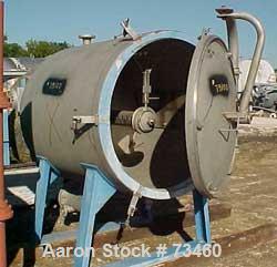 Used U.S. Filter Pressure Leaf Filter, Model 300/200, 300 Square Feet. 304 Stainless steel shell, internal rated 100 psi @ 250 deg F, auto jet design, 10" bottom discharge, (13) 48" diameter plates, ...