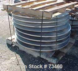 Used U.S. Filter Pressure Leaf Filter, Model 300/200, 300 Square Feet. 304 Stainless steel shell, internal rated 100 psi @ 250 deg F, auto jet design, 10" bottom discharge, (13) 48" diameter plates, ...