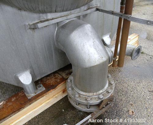 Used United States Filter Auto-Jet Self-Cleaning Pressure Leaf Filter, 600 square feet filter area, model 600, 304 stainless steel. Horizontal shell 54" diameter x 96" long , (1) end dished, (1) end ...