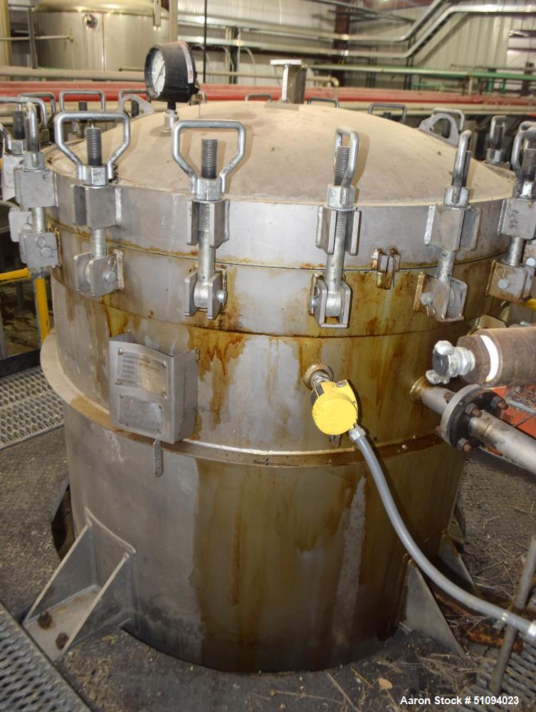 Used Leem Filtration Vertical Leaf Filter, Model VLD-410-15