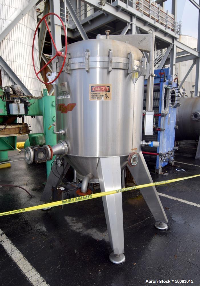 Used Velo S.P.A. Vertical Leaf & Tank Filter, Model CFV35