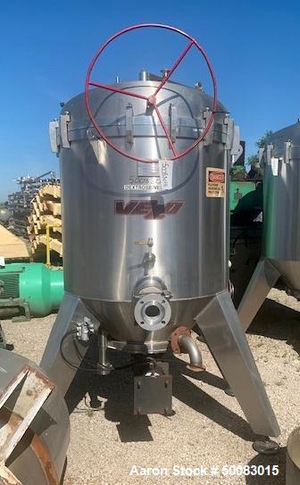 Used- Velo S.P.A. Vertical Leaf & Tank Filter, Model CFV35