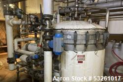 Used Amafilter Cricket 1600D-72.1/2000-80 316L Stainless Steel Pressure Filter System with Buffer Tank