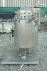 Used Sparkler Filters Inc Horizontal Plate Filter, Model 18-D-10SP, 316 Stainless Steel. Approximate 16.01 square foot filter area, 1.91 cubic foot cake capacity, rated 16 gpm per square foot filter ...