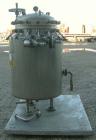 Used Sparkler Filters Inc Horizontal Plate Filter, Model 18-D-10SP, 316 Stainless Steel. Approximate 16.01 square foot filter area, 1.91 cubic foot cake capacity, rated 16 gpm per square foot filter ...