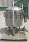 Used- Sparkler horizontal plate filter, model 33-D-9, 316 stainless steel, approximate 50.4 square feet   filter area, 7.5 c...