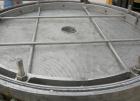 Used Sparkler horizontal plate filter, model 33-D-9, 316 stainless steel, approximate 50.4 square feet   filter area, 7.5 cubic feet cake capacity.  Rated 3000 gallons per hour max.  316 stainless st...