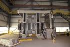 Unused- Outotec stainless steel LAROX PF48 vertical filter press.  Type: PF 72/96 M48 2 33.  S/N 1019 Year: 2011 with control panel and Rexroth power/hydraulic pack   NOT FULLY ASSEMBLED (additional ...
