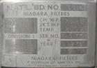 Used Ametek Niagara 316 Stainless Steel Vertical Pressure Leaf Filter – 342 Sq Ft