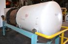 Used Duriron Dry Cake Horizontal Pressure Leaf Filter, Type DHC, Model 48DHC225, Carbon Steel. 225 Square feet (20.9 square meter). (15) 36’’ x 36’’ 304 Stainless steel vertical filters, spaced 3’’ a...