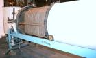 Used Duriron Dry Cake Horizontal Pressure Leaf Filter, Type DHC, Model 48DHC225, Carbon Steel. 225 Square feet (20.9 square meter). (15) 36’’ x 36’’ 304 Stainless steel vertical filters, spaced 3’’ a...