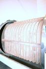 Used Duriron Dry Cake Horizontal Pressure Leaf Filter, Type DHC, Model 48DHC225, Carbon Steel. 225 Square feet (20.9 square meter). (15) 36’’ x 36’’ 304 Stainless steel vertical filters, spaced 3’’ a...