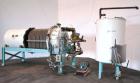 Used Duriron Dry Cake Horizontal Pressure Leaf Filter, Type DHC, Model 48DHC225, Carbon Steel. 225 Square feet (20.9 square meter). (15) 36’’ x 36’’ 304 Stainless steel vertical filters, spaced 3’’ a...