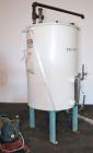 Used Duriron Dry Cake Horizontal Pressure Leaf Filter, Type DHC, Model 48DHC225, Carbon Steel. 225 Square feet (20.9 square meter). (15) 36’’ x 36’’ 304 Stainless steel vertical filters, spaced 3’’ a...