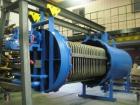 Used- Rebuilt Industrial Pressure Leaf Filter, Model D