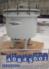 Used Ketema Niagara Batch-Miser Horizontal Plate Filter, model 33-12-S, 316 stainless steel. 74.44 square feet filter area, 5.43 cubic feet cake capacity. Vertical carbon steel lined tank with 316 st...