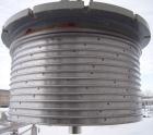 Used Ketema Niagara Batch-Miser Horizontal Plate Filter, model 33-12-S, 316 stainless steel. 74.44 square feet filter area, 5.43 cubic feet cake capacity. Vertical carbon steel lined tank with 316 st...