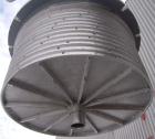 Used Ketema Niagara Batch-Miser Horizontal Plate Filter, model 33-12-S, 316 stainless steel. 74.44 square feet filter area, 5.43 cubic feet cake capacity. Vertical carbon steel lined tank with 316 st...