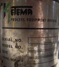 Used Ketema Horizontal Plate Filter, Model 33-12D S/J, 316 Stainless Steel. 74.44 square feet filter area, 10.08 cubic feet cake capacity. Non-jacketed vertical tank 36