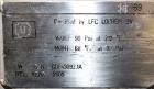 Used LFC Lochem Horizontal Plate Filter, Type Level Leaf 1100/1000/14/24, 304 Stainless Steel. Approximately 80 square feet filter area, 10 cubic feet cake capacity. Vertical non-jacketed tank 42-3/4...