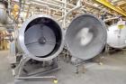 Used LFC Lochem Roto Jet Wet Cake Discharge Filter, Approximate 990 Square Feet Filter Area, Model RJWCD 92/1200/44 DC, Duplex Stainless Steel. Approximate (44) 1200mm (47.2